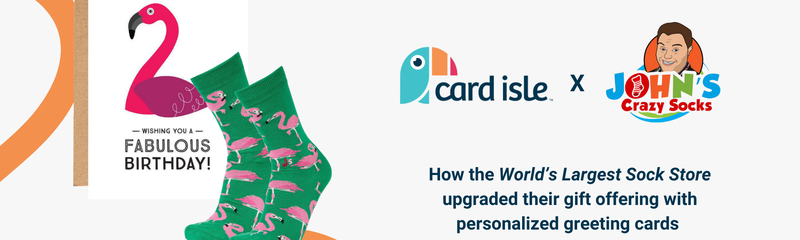 Johns Crazy Socks x Card Isle Header