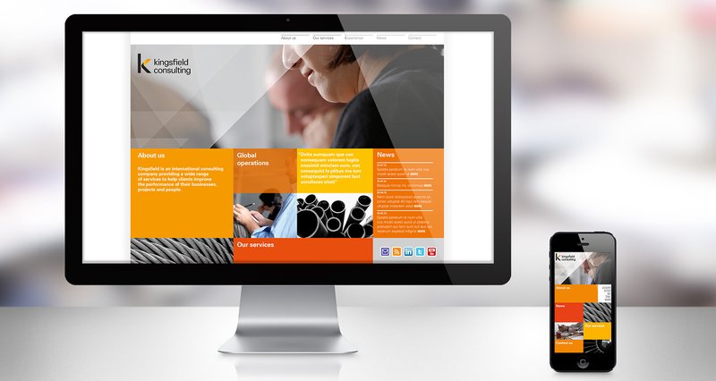 Kingsfield branding website