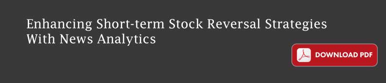 Stock Reversals Stock Reversals