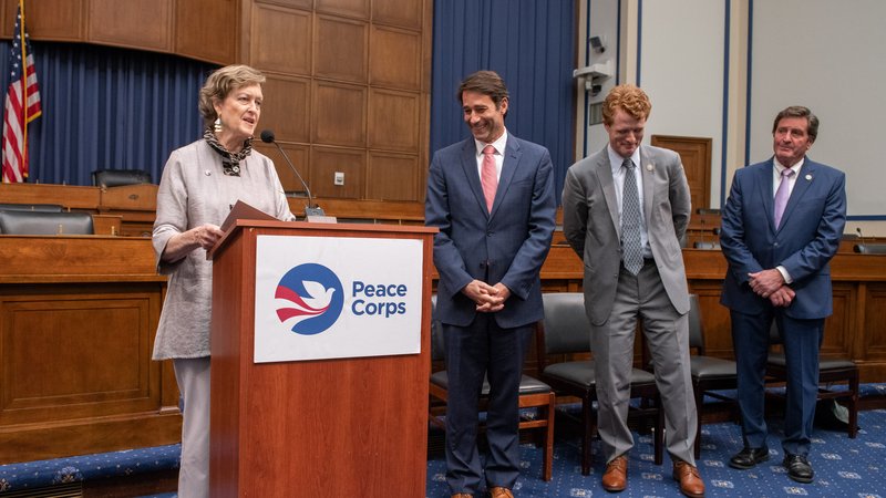Director Olsen with Members of Congress
