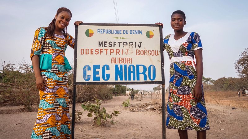 Tatiana and Yvette, PC Benin