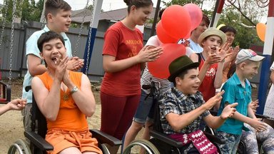 Opening of the playground