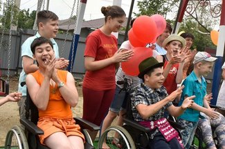 Opening of the playground