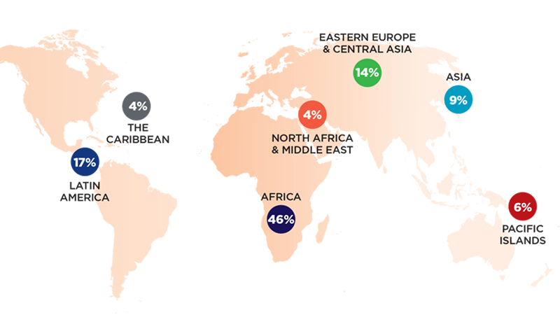 2018 fast facts map