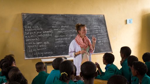 English teacher in Ethiopia