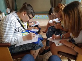 Youth leaders at the Waveweek Moldova 2017