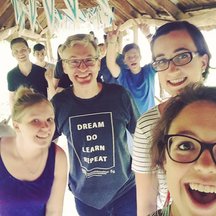 Peace Corps Moldova Volunteers were helping with the camp