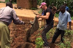 Volunteers get dirty in gardens