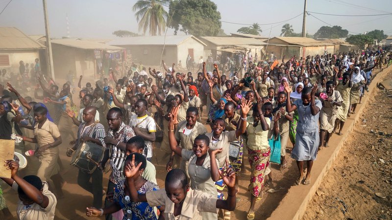 IWD Student March, Sinende, Benin 2