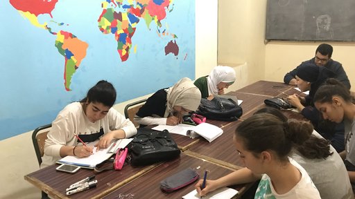 Young Kwon’s Korean language and cultural class.