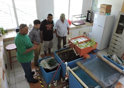Andy and his CPs visiting Central Farm