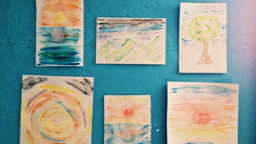 One of the hobbies that I never really mastered, water colors