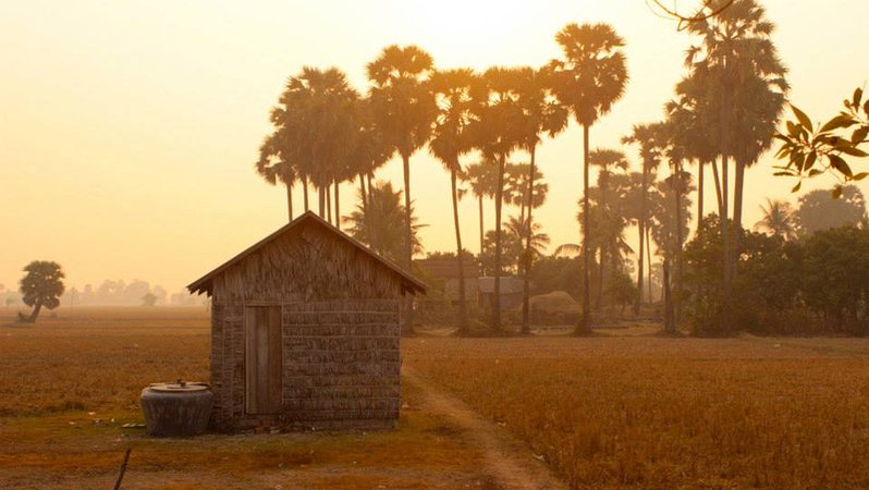 Cambodia sunrise