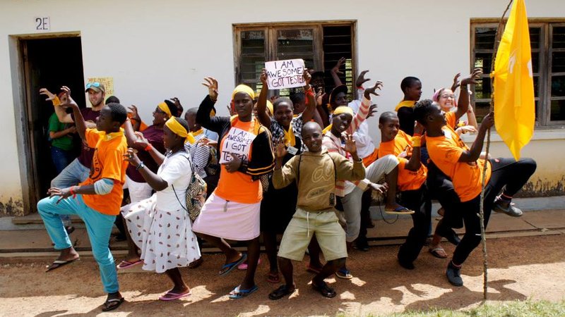 Tiffany Tai organized Camp GLOW in Uganda
