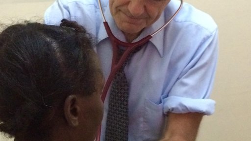 Darron Brown serves as a Global Health Service Partnership Volunteer in Malawi.