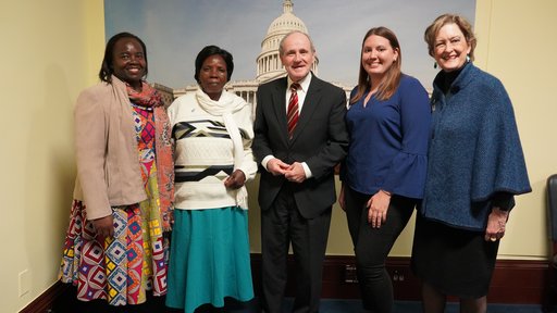 Senator James Risch with Director Jody Olsen