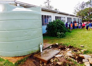 water tank in need of repair