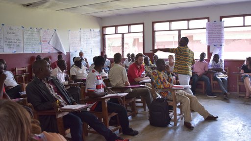 Participants during the workshop
