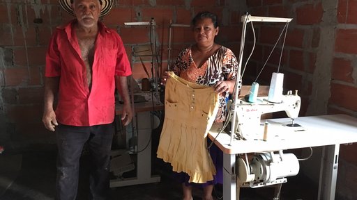 Two displaced citizens from an isolated district of my site. Maria and Jose, a devoted couple to artisan and farm work, respectively, are the inspiration of my story.