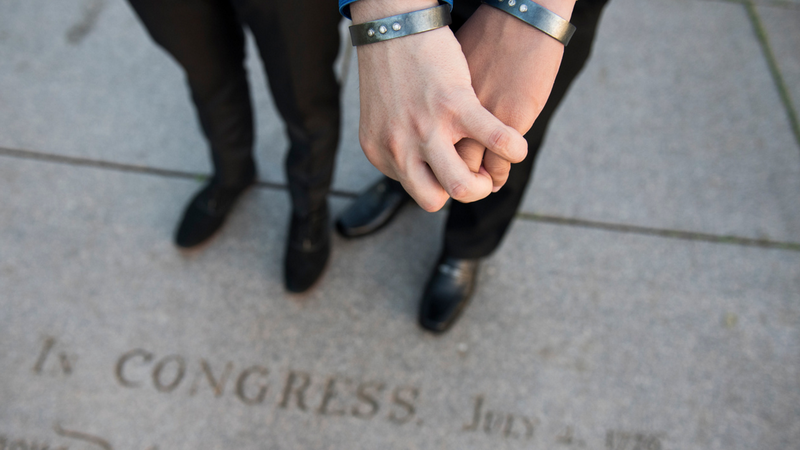 Film and Kyle’s engagement bracelets