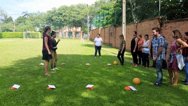 Community Health sector staff and volunteers come together to lead training activities