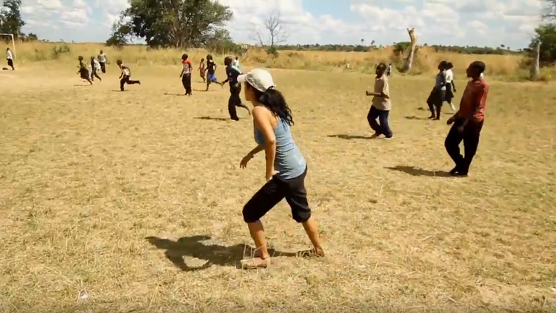 Kickin' it with kids in Zambia and learning about HIV prevention along the way