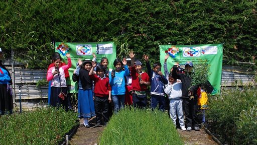 Healthy Children, Healthy Future, one of the Mushuk Yuyay initiatives which promotes nutrition education and traditional diets in the schools.