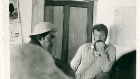 Here I am in 1969 listening to a local Kañari leader. He is still active in community leadership. We are still in contact. We both have white hair, though.