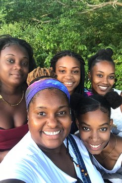 Jennifer Odom and her Jamaican Women's Group learn job skills.