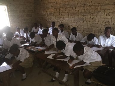 8th grade students in Sierra Leone