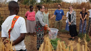 Technical training session for environment Volunteers