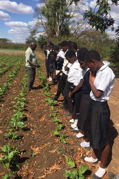 Permagardening Club on their field trip