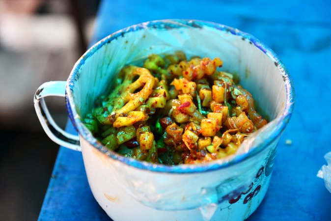 狼牙土豆 (lángyá tŭdòu)