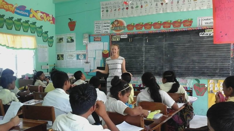 Lauren teaching