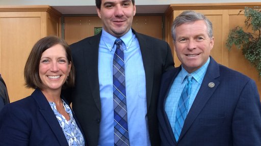 Peace Corps Acting Director Sheila Crowley, Returned Peace Corps Response Volunteer Nate Ferraro, and U.S. Congressman Charli