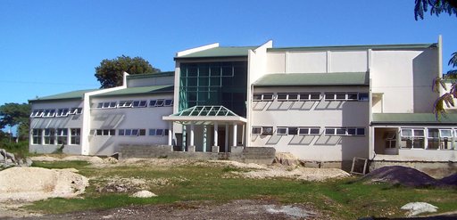 New library building in 2013 just prior to completion and grand opening