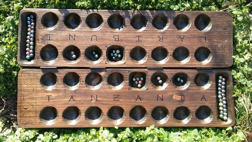 Bao is a mancala game played in East Africa.