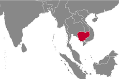 Cambodia Country Map