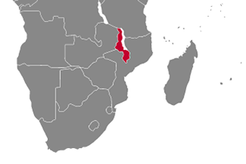 Malawi Country Map