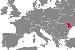 Moldova Country Map