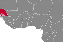 Senegal Country Map