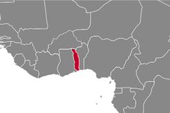 Togo Country Map
