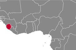 Sierra Leone Country Map