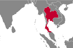 Thailand Country Map