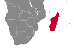 Madagascar Country Map