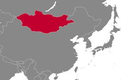 Mongolia Country Map
