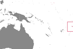 Samoa Country Map