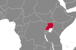 Uganda Country Map