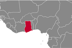 Ghana Country Map
