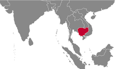 Cambodia Country Map